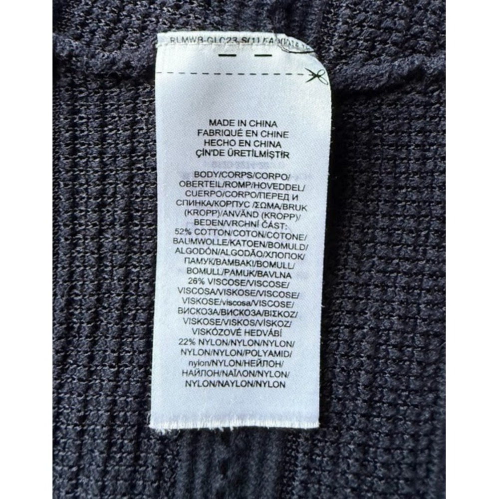Lauren Ralph Lauren Cardigan Women L Blue Open Front Knit Lightweight‎ Sweater - Picture 12 of 16